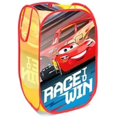 Pojemniki biurowe - Seven Polska Kosz pojemnik schowek na zabawki Cars Autka TWRRBK3659522 - miniaturka - grafika 1