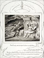Plakaty - The Messengers tell Job of his Misfortunes, William Blake - plakat Wymiar do wyboru: 60x80 cm - miniaturka - grafika 1