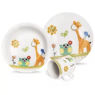 Zestawy naczyń dla dzieci - 3-częściowy zestaw dziecięcych porcelanowych naczyń Orion Giraffe - miniaturka - grafika 1