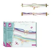 Zabawki kreatywne - Janod Zestaw 2 bransoletek Bohema Multi Rangs do stworzenia - The Workshop - Kreatywny zestaw do wypoczynku dla dzieci - Zręczność i koncentracja - Od 8 lat, J07931 J07931 - miniaturka - grafika 1