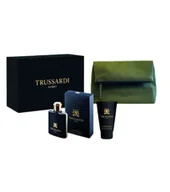 Zestawy perfum męskich - Zestaw dla mężczyzn Trussardi Uomo 2011 woda toaletowa 100ml + żel pod prysznic 100ml + kosmetyczka - miniaturka - grafika 1