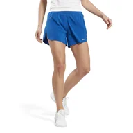 Spodenki damskie - Damskie Spodenki REEBOK RUNNING SHORT HT3700 – Granatowy - miniaturka - grafika 1