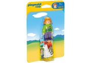 Figurki dla dzieci - Playmobil Dziewczynka z kotem 6975 - miniaturka - grafika 1
