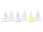 Urodziny dziecka - Party Deco Czapeczki papierowe Yummy - 6 szt. CPP16-000 - miniaturka - grafika 1
