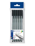 Przybory szkolne - Staedtler Fineliner triplus 6pcs Polybag - miniaturka - grafika 1