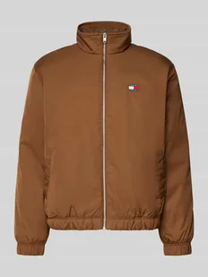 Bomberka o kroju relaxed fit ze stójką - Kurtki męskie - miniaturka - grafika 1