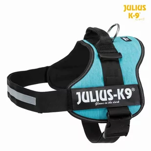 Trixie Szelki Julius-K9 rozm 3/XL 82-115 cm/50 mm morski błękit - Szelki dla psów - miniaturka - grafika 1