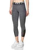 Spodnie rowerowe - Nike damskie spodnie sportowe W Np Crop Black/Htr/(Black) M - miniaturka - grafika 1