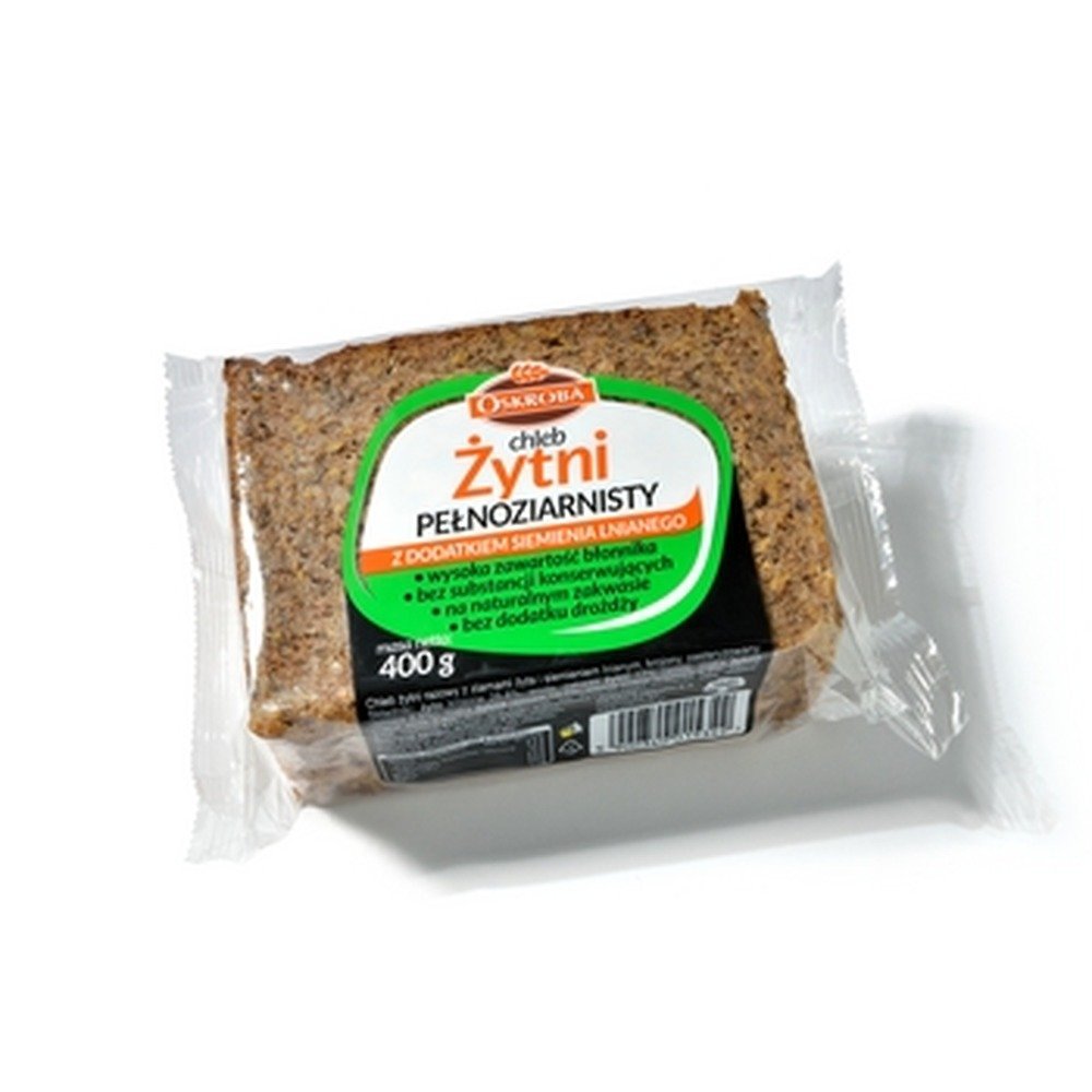 Chleb żytni pełnoziarnisty OSK 400 g