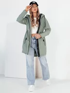 Kurtki damskie - Kurtka damska parka GROLIN zielona Dstreet TY4174-XXL - miniaturka - grafika 1
