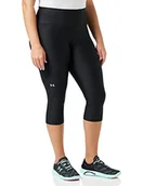 Spodnie damskie - Under Armour Under Armour Damskie lekkie spodnie sportowe 3/4, oddychające damskie legginsy sportowe Hg Armour Hi Capri Ns czarny czarno-biały XL 1365334-001-X-Large - miniaturka - grafika 1