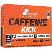 Witaminy i minerały dla sportowców - Olimp Caffeine Kick 200mg 60 caps. - miniaturka - grafika 1