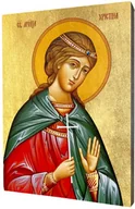 Ikony i obrazy sakralne - Ikona święta Krystyna - miniaturka - grafika 1