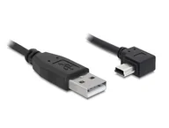 Kable USB - Delock Kabel USB A M -Mini USB BM5P M kątowy 50cm AKDEKKU00000015 - miniaturka - grafika 1
