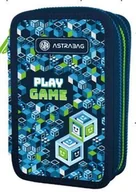 Piórniki - Piórnik JUMBO potrójny z wyposażeniem ASTRABAG PLAY GAME, AC31 - miniaturka - grafika 1