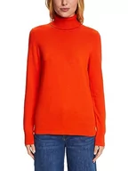 Swetry damskie - ESPRIT Sweter damski, 880 / Bright Orange, XS - miniaturka - grafika 1