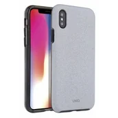 Etui i futerały do telefonów - UNIQ UNIQ etui Lithos iPhone Xs Max jasno -szary/ light grey UNIQ192GRY - miniaturka - grafika 1