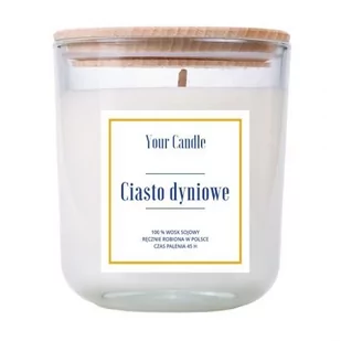ŚWIECA SOJOWA CIASTO DYNIOWE 210 ml - YOUR CANDLE - Szybkie dania obiadowe - miniaturka - grafika 1