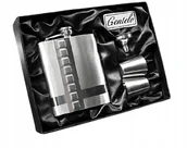 Piersiówki - Zestaw Prezentowy Piersiówka Tłoczona Gentelo - miniaturka - grafika 1