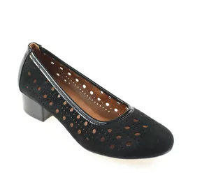 Półbuty damskie M. Daszyński SA200-9 czarny - Półbuty damskie - miniaturka - grafika 1