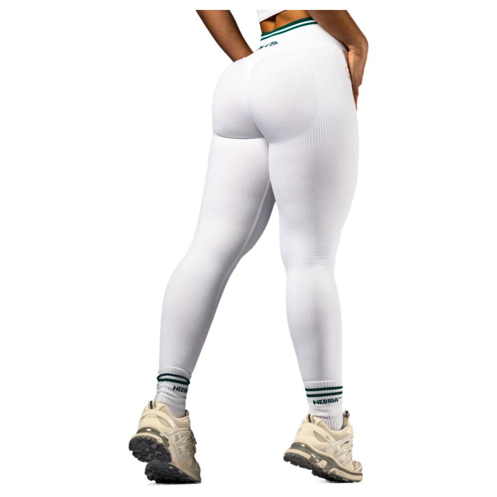 Legginsy damskie Nebbia WhiteOut High-Waist Push-Up Leggings CLUB D’OR 629 White M