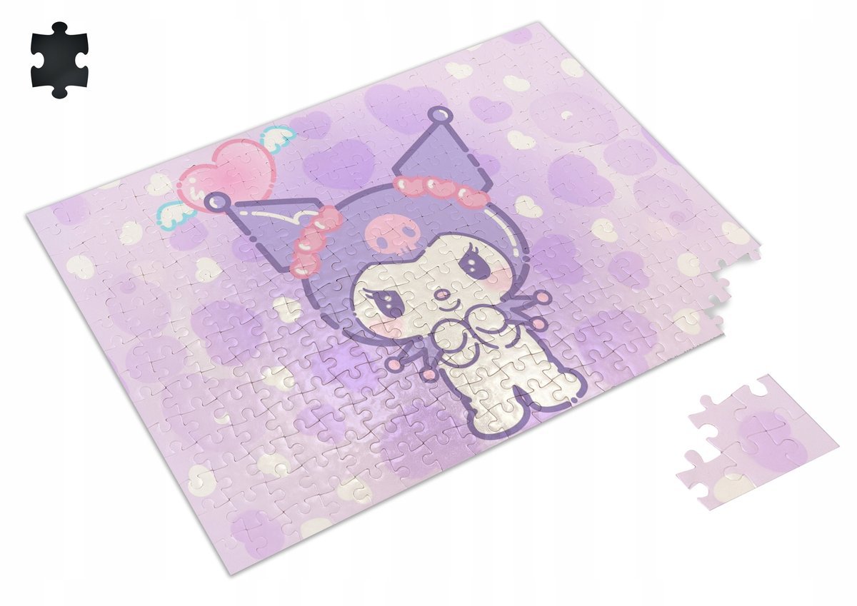 Puzzle KUROMI HELLO KITTY Cinnamoroll A3 252 el z Nadrukiem + IMIĘ 54