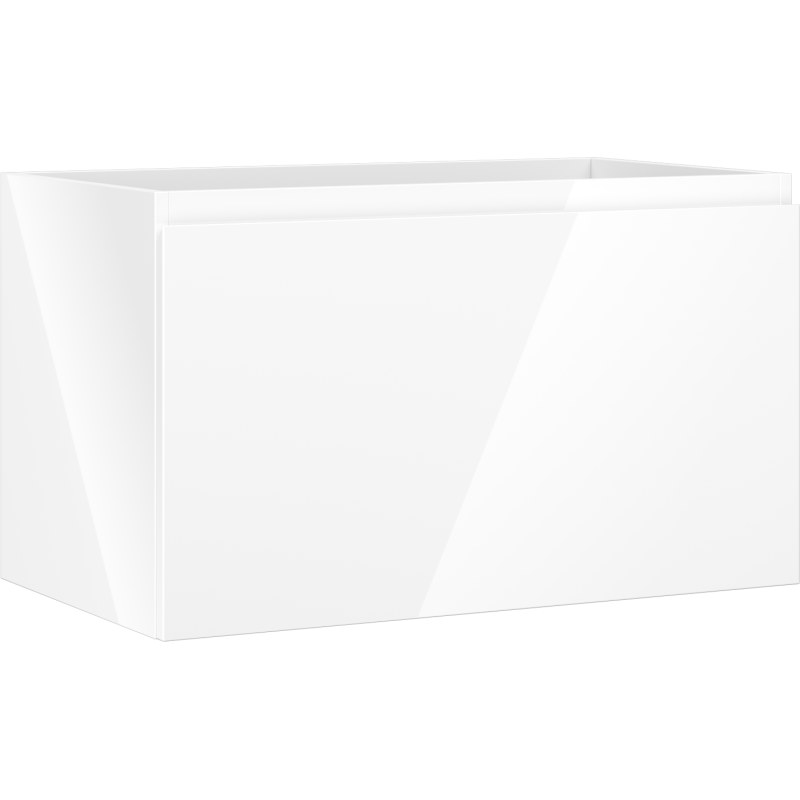 Mexen Orio szafka łazienkowa podumywalkowa 80 cm, 1 szuflada, biała połysk - 91A10-08047-1-BF00