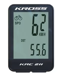 Kross Licznik rowerowy KRC 211 przewodowy 5913 - Liczniki rowerowe - miniaturka - grafika 1