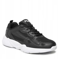 Buty sportowe damskie - Fila buty sportowe skóra ekologiczna czarny rozmiar 38 - miniaturka - grafika 1