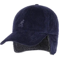 Czapki i chusty sportowe męskie - Czapka Cozy Cord Earflap by Kangol, ciemnoniebieski, S/M (54-57 cm) - miniaturka - grafika 1