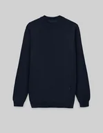 Swetry męskie - Sweter męski grottole półgolf granatowy - miniaturka - grafika 1