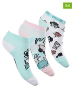 Skarpetki damskie - Disney Minnie Mouse Skarpety-stopki (3 pary) "Minnie" w różnych kolorach - miniaturka - grafika 1