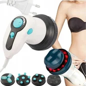 Masażery - MASAŻER ANTYCELLULITOWY PODCZERWIEŃ FOTONOTERAPIA 5W1 WYMIENNE GŁOWICE - miniaturka - grafika 1