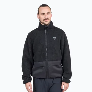 Bluza męska Rossignol Fleece Sweat black - Bluzy męskie - miniaturka - grafika 1