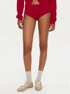 Spodenki damskie - Herskind Szorty materiałowe 5240969 Czerwony Slim Fit - miniaturka - grafika 1