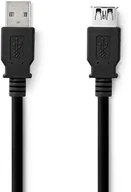 Kable komputerowe i do monitorów - Nedis CCGL61010BK10 kabel USB USB 3.2 Gen 1 3.1 Gen 1 1 m USB A Czarny - miniaturka - grafika 1