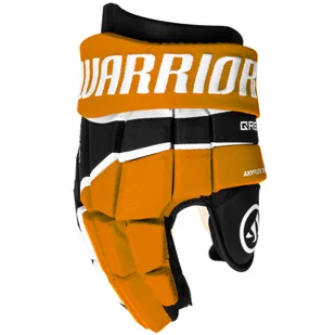 Rękawice hokejowe Warrior Covert QR6 Team Black/Gold Junior 11 cali - Hokej - miniaturka - grafika 1