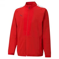 Bluzy dla dziewczynek - Puma Bluza dziecięca Teamliga Sideline Jkt Jr Red White 152 657260 - miniaturka - grafika 1