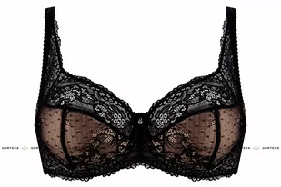 Scarlet/B3 biustonosz półusztywniany czarny (kolor jak na zdjęciu, rozmiar 80H) - Biustonosze - miniaturka - grafika 3