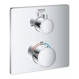 Grohe GROHE 24075000 termostat-bateria prysznicowa, chrom - Baterie wannowe i prysznicowe - miniaturka - grafika 2