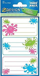 Avery Zweckform Naklejki na książki i zeszyty - Kleksy - Szkolne artykuły papiernicze - miniaturka - grafika 2