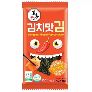 Chipsy z wodorostów o smaku kimchi marki Jangsoo 2g - Chipsy - miniaturka - grafika 1