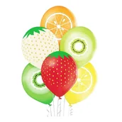 Urodziny dziecka - BELBALL Balony z nadrukiem Owoce - 12" - 6 szt. 5000591 - miniaturka - grafika 1