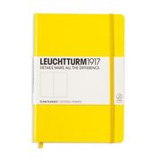 Szkolne artykuły papiernicze - Leuchtturm 1917 344800 notes (A5, w kropki), 249 stron, okładka cytrynowa 344800 - miniaturka - grafika 1