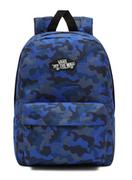 Plecaki - Vans Plecak szkolny New Skool - blue camo 196014238277 - miniaturka - grafika 1