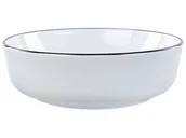 Umywalki - Umywalka nablatowa okrągła  42 cm biała XERT - miniaturka - grafika 1