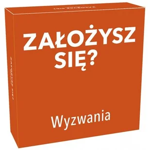 Założysz się Wyzwania Nowa - Gry planszowe - miniaturka - grafika 1