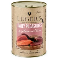Mokra karma dla kotów - Karma dla kota LUGER'S Daily Pleasures z łososiem i tuńczykiem 400 g - miniaturka - grafika 1