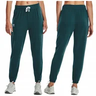Dresy damskie - Spodnie DRESOWE damskie UNDER ARMOUR sportowe L - miniaturka - grafika 1
