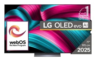 Telewizor LG OLED evo AI OLED77C51LA 195,6 cm (77") 4K Ultra HD Smart TV Wi-Fi Czarny - Telewizory - miniaturka - grafika 1